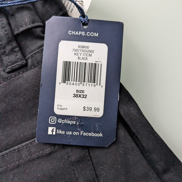 Chaps by Ralph Lauren, comfort stretch pants for men. NWT 38x32 - Picture 3 of 9